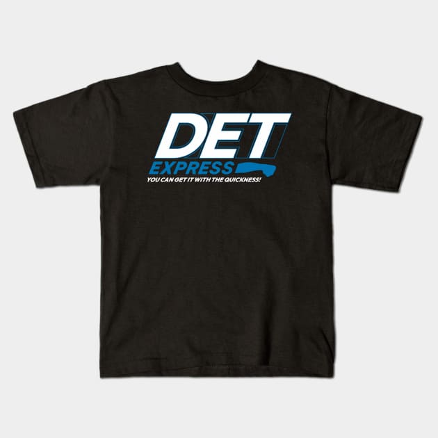 Detroit Express Kids T-Shirt by Blasé Splee Design : Detroit